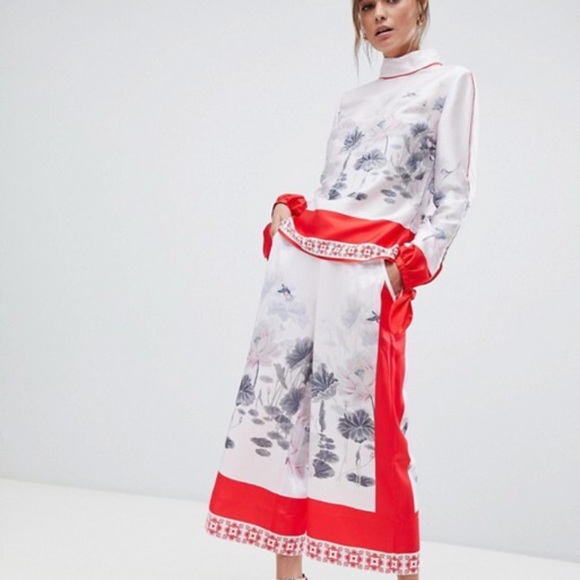 ted baker lake of dreams pleated dress